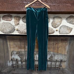 Nine West velour flare pants